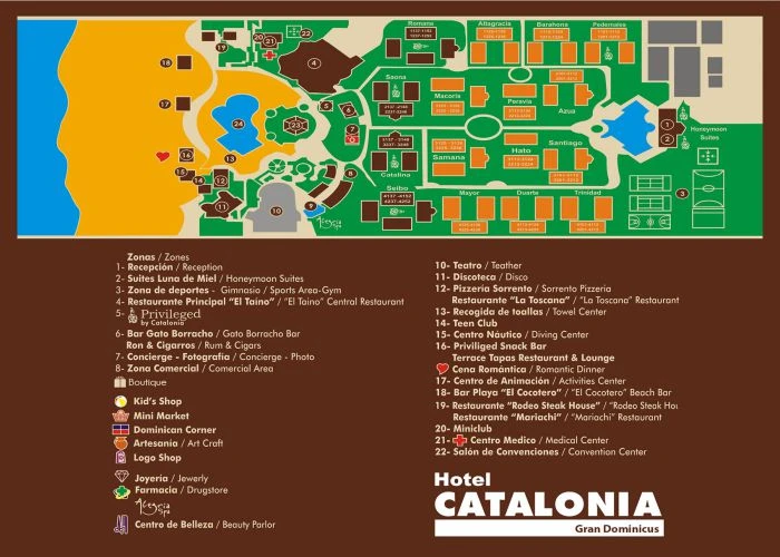 Map Catalonia La Romana